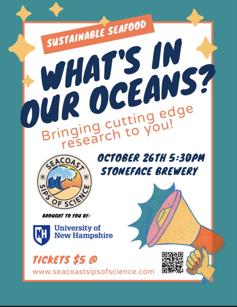 SipsScience's tweet photo. 🌊🌊OCTOBER SCIENCE🌊🌊

Join us two weeks from today, 10/26 at @StonefaceBrew for “What’s in Our Oceans?” to hear about some cutting edge research regarding seafood and aquatic life! Tickets on sale at https://t.co/FeNzTIMAjn https://t.co/h9RShpHUQb