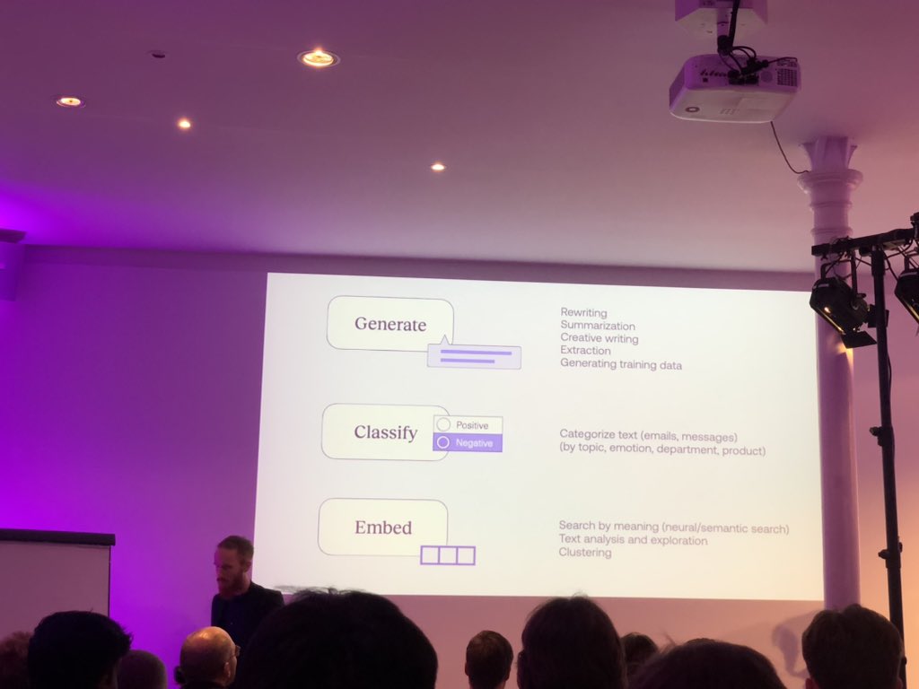 arassa's tweet photo. Great talk by @JayAlammar from @CohereAI on using language models and sharing few principles and techniques for writing prompts (inputs for Cohere models). #worldsummitAI https://t.co/6Tz04OXcda