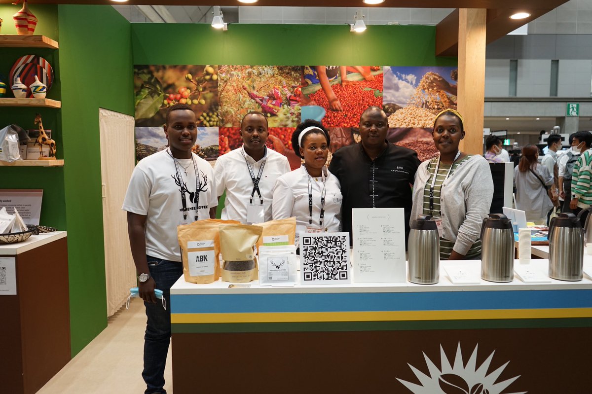 The #SCAJ2022 World Specialty Coffee Conference and Exhibition starts today in Tokyo. We’ll be showcasing a range of our nation’s best coffees. Come connect with us and get a taste of #Rwanda Coffee. <a href="/RwandainJapan/">Rwanda in Japan 駐日ルワンダ共和国大使館</a> <a href="/RwandAgriExport/">NAEB</a> <a href="/ErnestRwamucyo/">Ernest Rwamucyo</a>