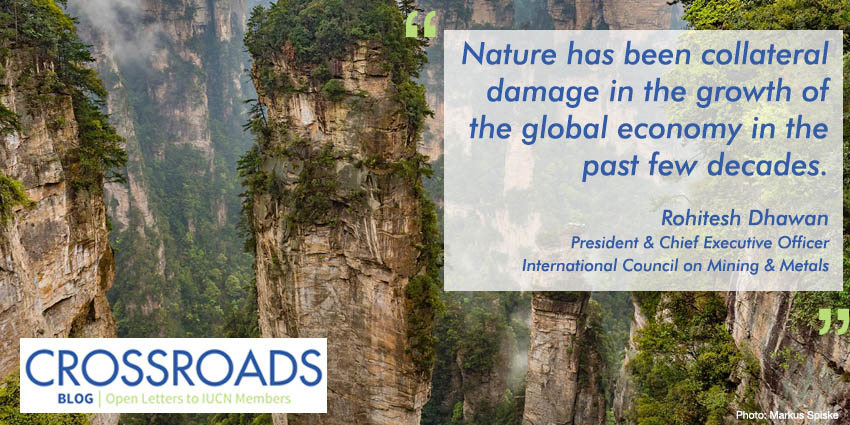 ICMM_com's tweet photo. The private sector may be our best shot at a #NaturePositive future, but they need to step up at the #IUCNLeadersForum and beyond.

Read our CEO @RohiteshDhawan's open letter ahead of the @IUCN Leaders Forum this week: https://t.co/NpiEhwPzyi https://t.co/GtaSVGZ5DD