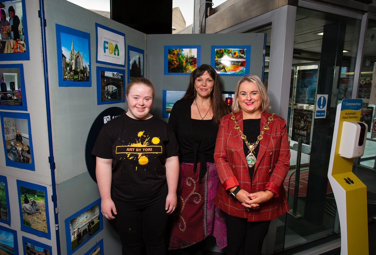 Our Access and Inclusion Project teamed up with the @UniAtypical to host a photography exhibition at @TheAlleyTheatre as part of this year's Bounce Arts Festival It featured photographs by deaf, disabled and neuro diverse people responding to the theme of My Place and Space