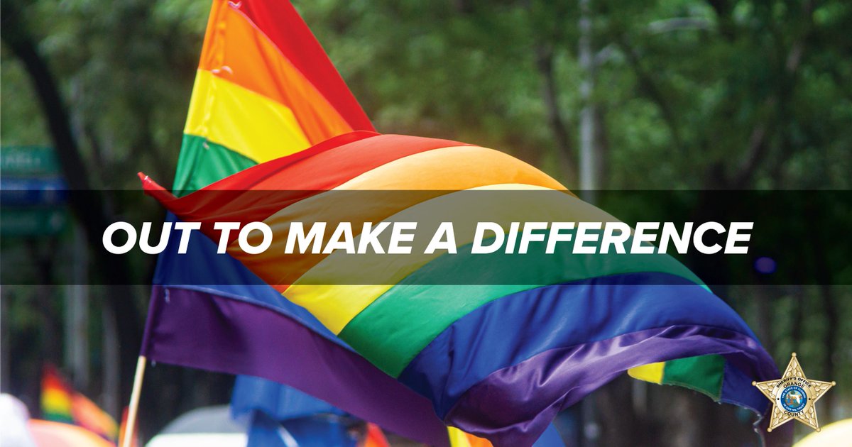 OrangeCoSheriff's tweet photo. OCSO will be #OutToMakeADifference during today's Come Out With Pride Parade! π
We are celebrating everyone who is a part of the #LGBTQ+ community.
#KeepDancingOrlando #COWP #Pride https://t.co/QYxwxYe6Bh