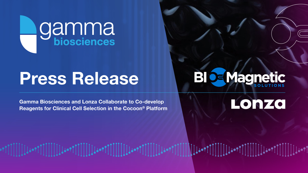We’ve collaborated with <a href="/LonzaGroup/">Lonza</a>, bringing magnetic cell selection to their Cocoon® Platform!  

Read the full #pressrelease here: bit.ly/3yux7mJ

#SimplyMagnetic