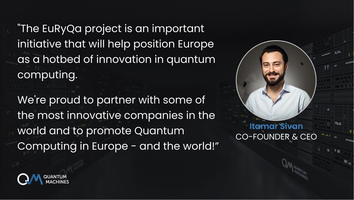 🦾 We're happy to announce our partnership with leading European universities, research institutions, and companies on the #EuRyQa project! 

🧠 Learn more: ow.ly/ikCf50L83zf

#HorizonEurope #quantumcontrol <a href="/ItamarQuantum/">Itamar Sivan</a>