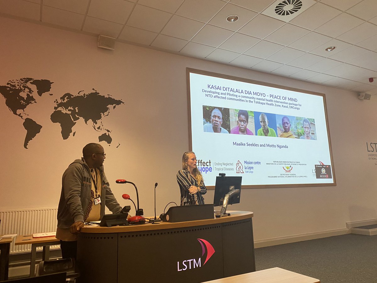 Laura_Deano's tweet photo. Celebrating #globalmentalhealthday at @LSTMnews today with a seminar on our work in this area. Great to see such a focus on #mentalhealth and #NTDs and feeling proud to be part of such a positively dynamic team 👏🏻. Participation and Inclusion central to all our work https://t.co/o4TVaUED5C