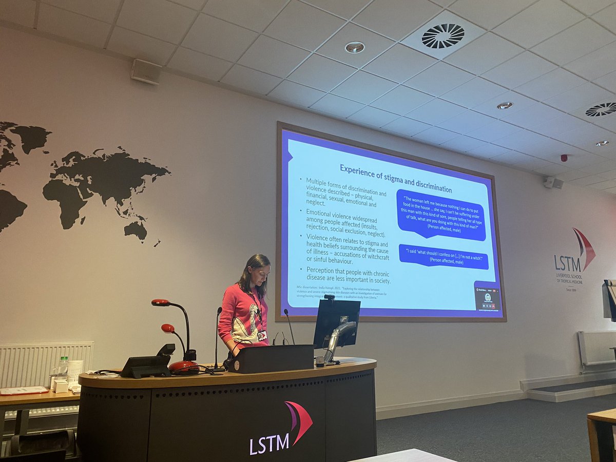 Laura_Deano's tweet photo. Celebrating #globalmentalhealthday at @LSTMnews today with a seminar on our work in this area. Great to see such a focus on #mentalhealth and #NTDs and feeling proud to be part of such a positively dynamic team 👏🏻. Participation and Inclusion central to all our work https://t.co/o4TVaUED5C