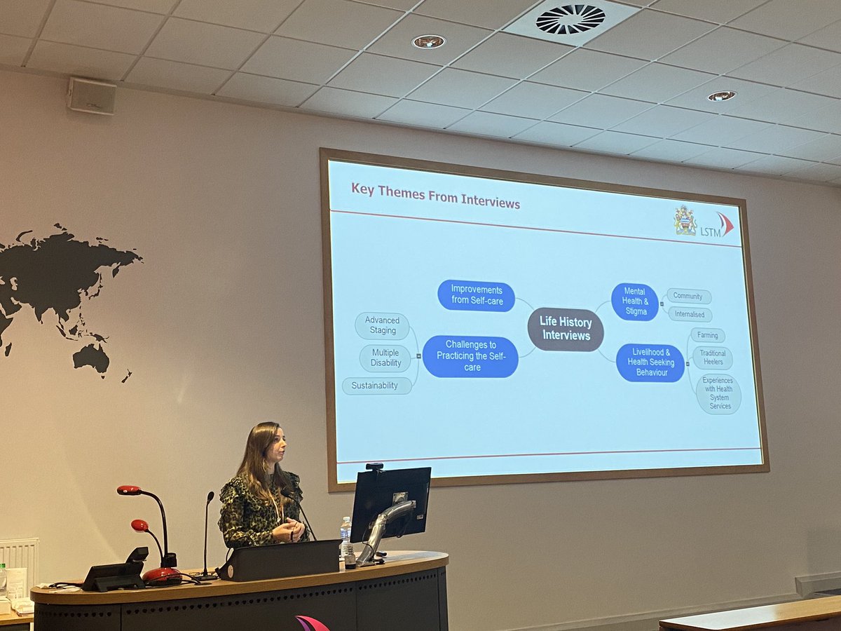 Laura_Deano's tweet photo. Celebrating #globalmentalhealthday at @LSTMnews today with a seminar on our work in this area. Great to see such a focus on #mentalhealth and #NTDs and feeling proud to be part of such a positively dynamic team 👏🏻. Participation and Inclusion central to all our work https://t.co/o4TVaUED5C