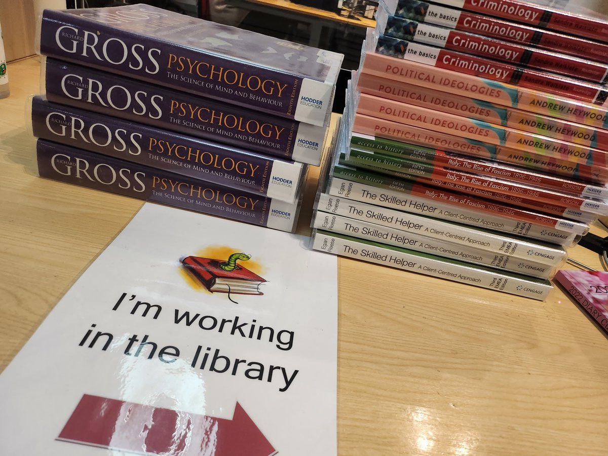 nclanlibrary's tweet image. Books.  Books.  Books.  We have new books!  This is the kind of content you are missing out on if you don&apos;t follow us on here!  #nclanlibrary #libraryinfo #wehavebooks #cumbernauldcampus #criminology #psychology #fascism