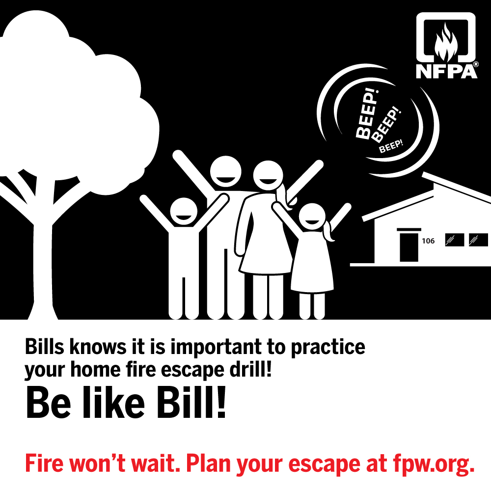 WestLincolnFire's tweet photo. Practice makes you better and allows you to feel prepared.  Be like Bill, and practice your home fire escape drill!
#FirePrevenionWeek
#WLFD https://t.co/3ByBIjIcsG