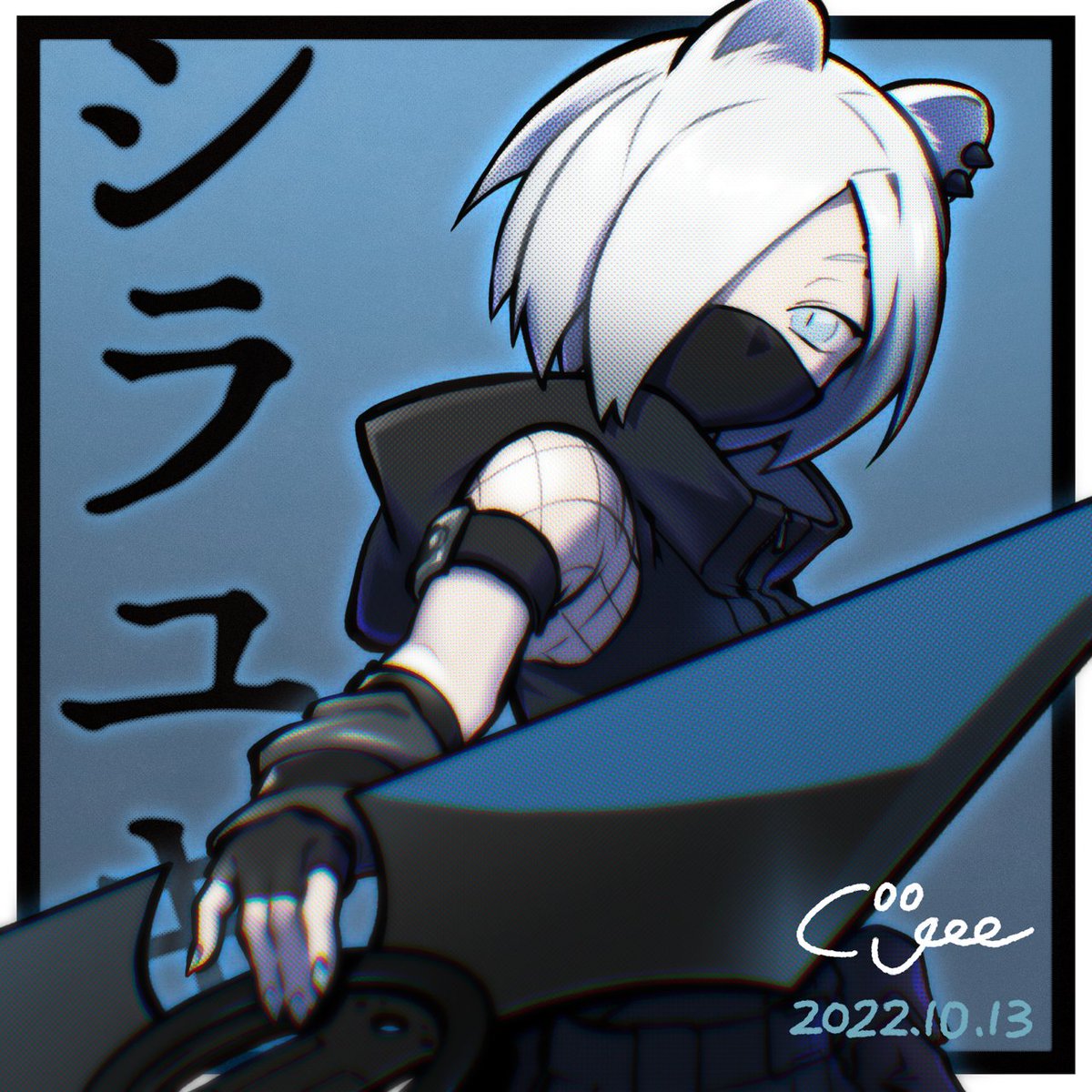 アークナイツのシラユキさんを描きました❄️ 