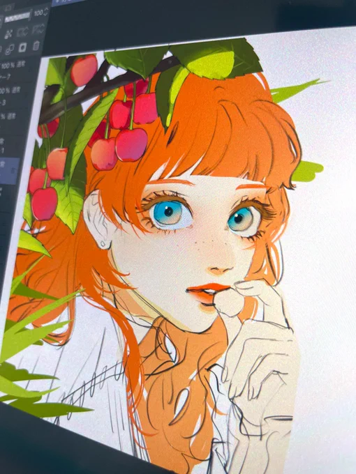 過去絵をリメイク 