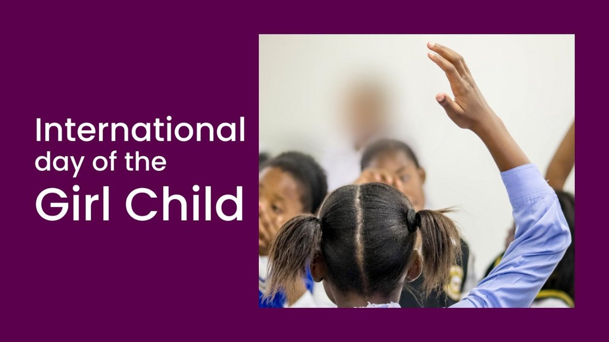 Today marks the 10th International Day of the Girl Child. Given the skills and the opportunities, they can be the changemakers driving progress in their communities. We stand - with and for girls - and invest in a future that believes in their agency, leadership, and potential.