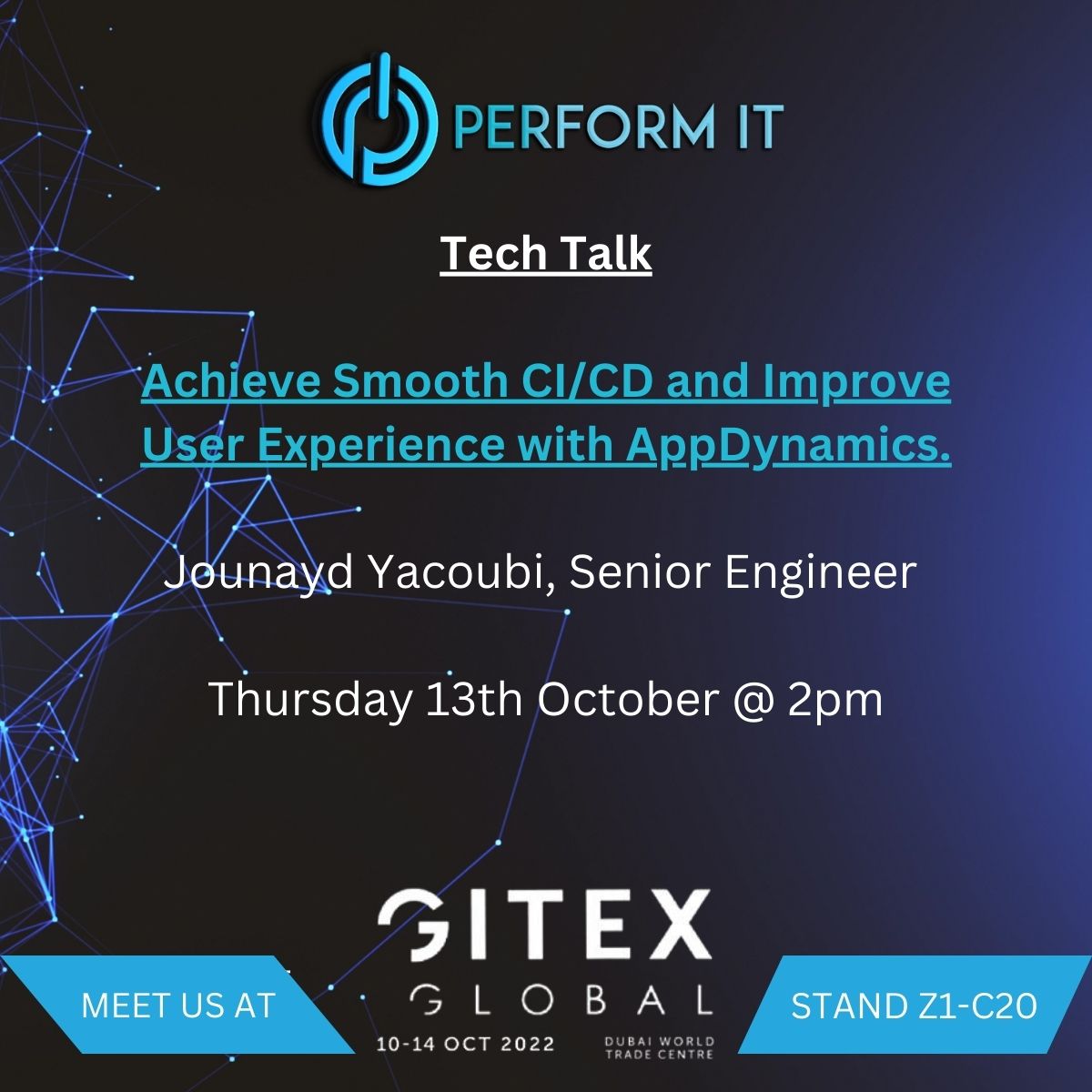 it_perform's tweet photo. Achieving smooth CI/CD is not always straightforward. Learn how to achieve it and improve your user experience with #AppDynamics tomorrow, 13th of October at 2 pm when our Senior Engineer will deliver a tech talk on the #Cisco stand at #GITEX.
#PerformIT #CI/CD #UX https://t.co/dE9wsTI7TG