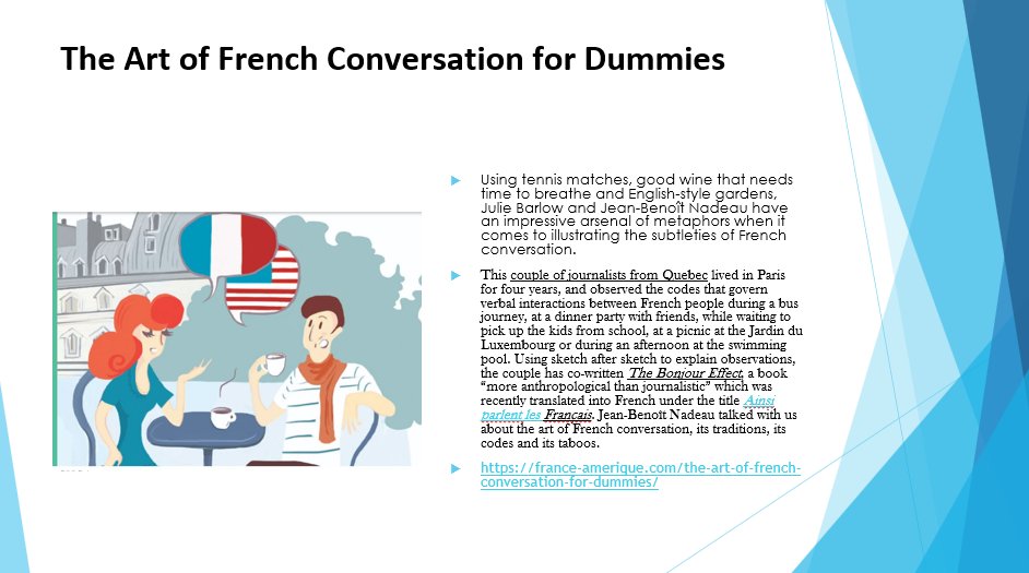 Delighted to convene the free twice-weekly online library French conversation group!🙂