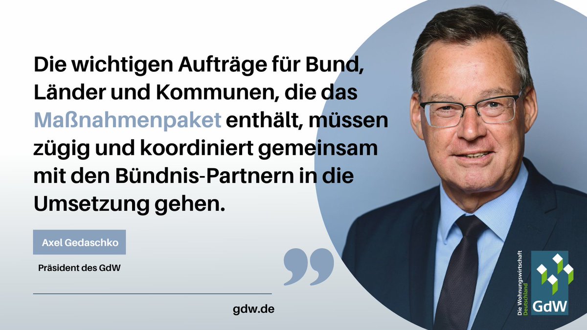 🟢Bündnis bezahlbarer #Wohnraum🔵
#Maßnahmenpaket mit vielen Schritten geht in die richtige Richtung – das Ziel von 400.000 neuen #Wohnungen pro Jahr, davon 100.000 #Sozialwohnungen, bleibt auf absehbare Zeit unerreichbar.
⬇️
bit.ly/3Cq3Niw