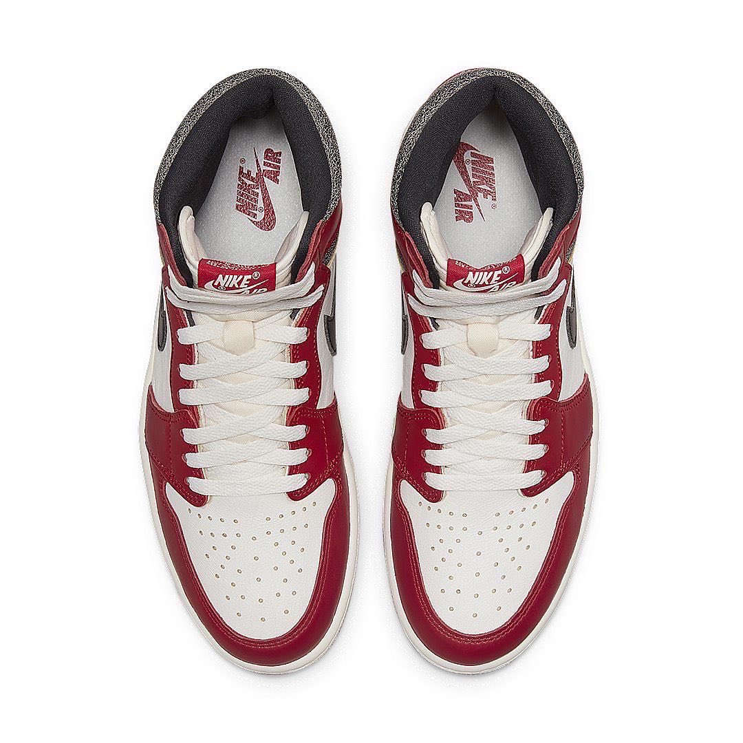Basket_Infos's tweet photo. Voici les images officielles des Air Jordan 1 High “Chicago Lost &amp; Found” https://t.co/RpJdp9IvTn