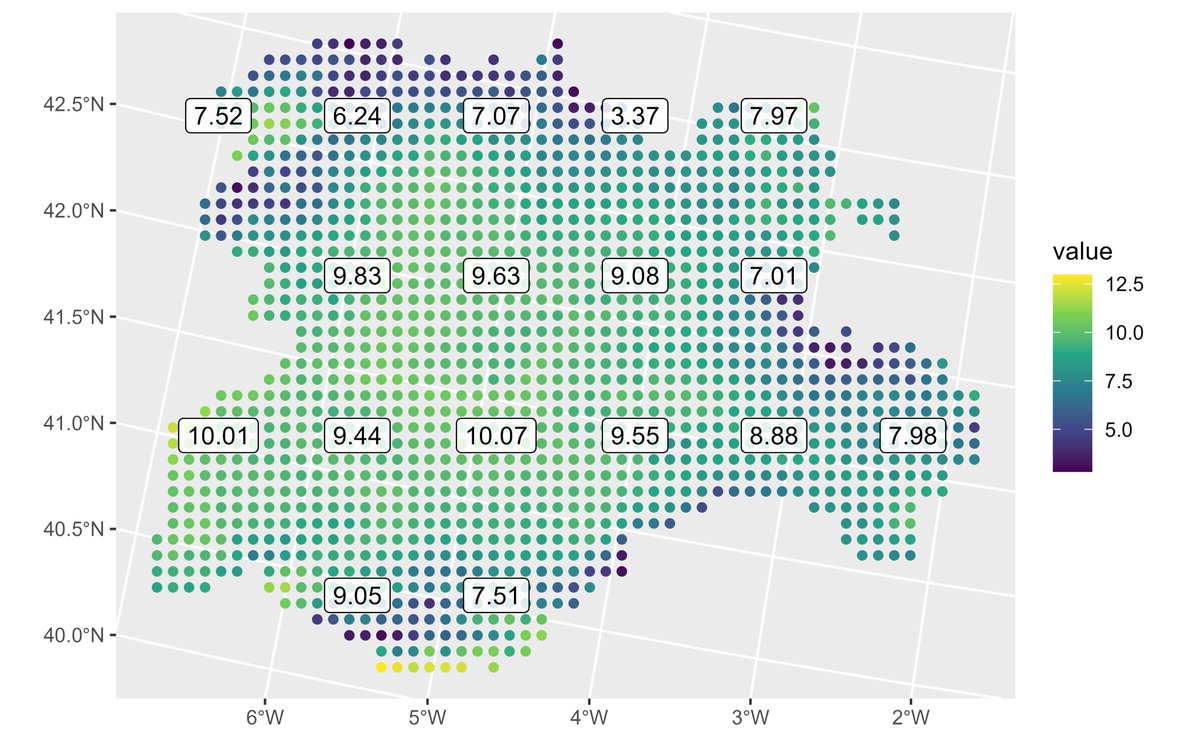 dhernangomez's tweet photo. Good news #RStats #rspatial tidyterra is back to CRAN, and with a new stat_spatraster() function for ggplot2. New possibilities on visualisation of SpatRasters! https://t.co/9pkpzs6lBz https://t.co/VHpyk1P3k9