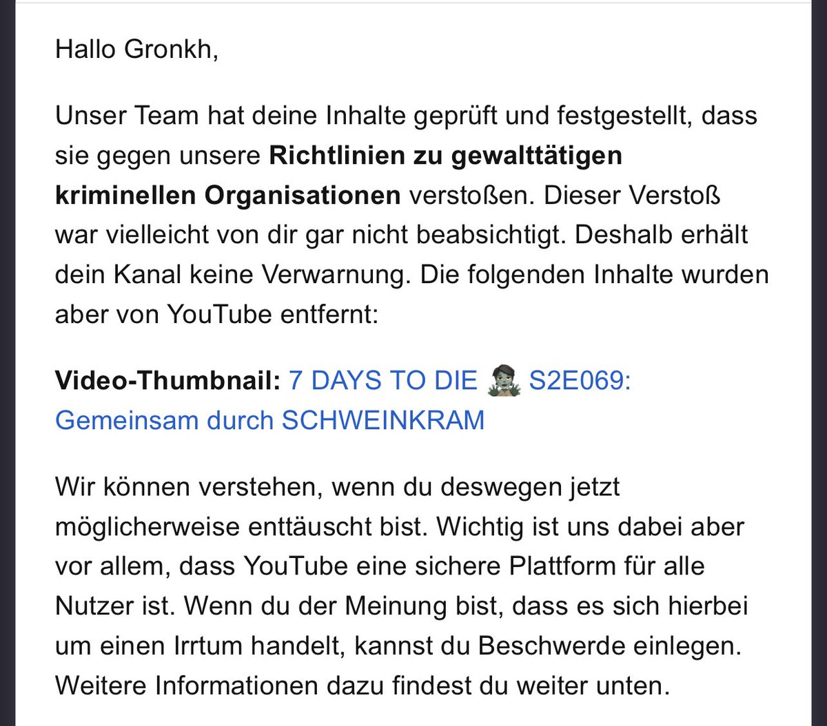 Gronkh's tweet photo. Äääähm, bitte wie? 😅😅

Hallo @YTCreatorsDE, könnt ihr da vielleicht nochmal drüber schauen? Auf dem Thumbnail sind zwei Schaufensterpuppen (!!)

Bin fast sicher, dass sie keiner gewalttätigen, kriminellen Organisation angehören 😳 https://t.co/rCjvl7rSZB