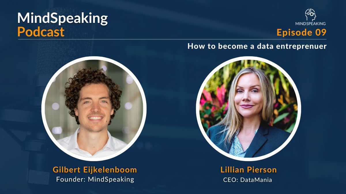 Strategy_Gal's tweet photo. Catch this episode from the @MindSpeaking_ Podcast w/ Gilbert Eijkelenboom, featuring Data-Mania CEO & Head of Product, Lillian Pierson 👇
https://t.co/dnZfAdmsgr
Learn as she shares lessons as a data entrepreneur & head of product! 🔥
#dataentrepreneur #dataproductmanager https://t.co/EZTEd2lmRZ