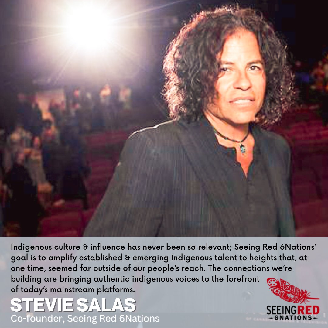 seeingred_media's tweet photo. "Indigenous culture & influence has never been so relevant; Seeing Red 6Nations’ goal is to amplify established & emerging Indigenous talent to heights that, at one time, seemed far outside of our people’s reach." @StevieSalas #SeeingRed #SeeingRed6Nations #IndigenousVoices https://t.co/WXyB6dw9Ql