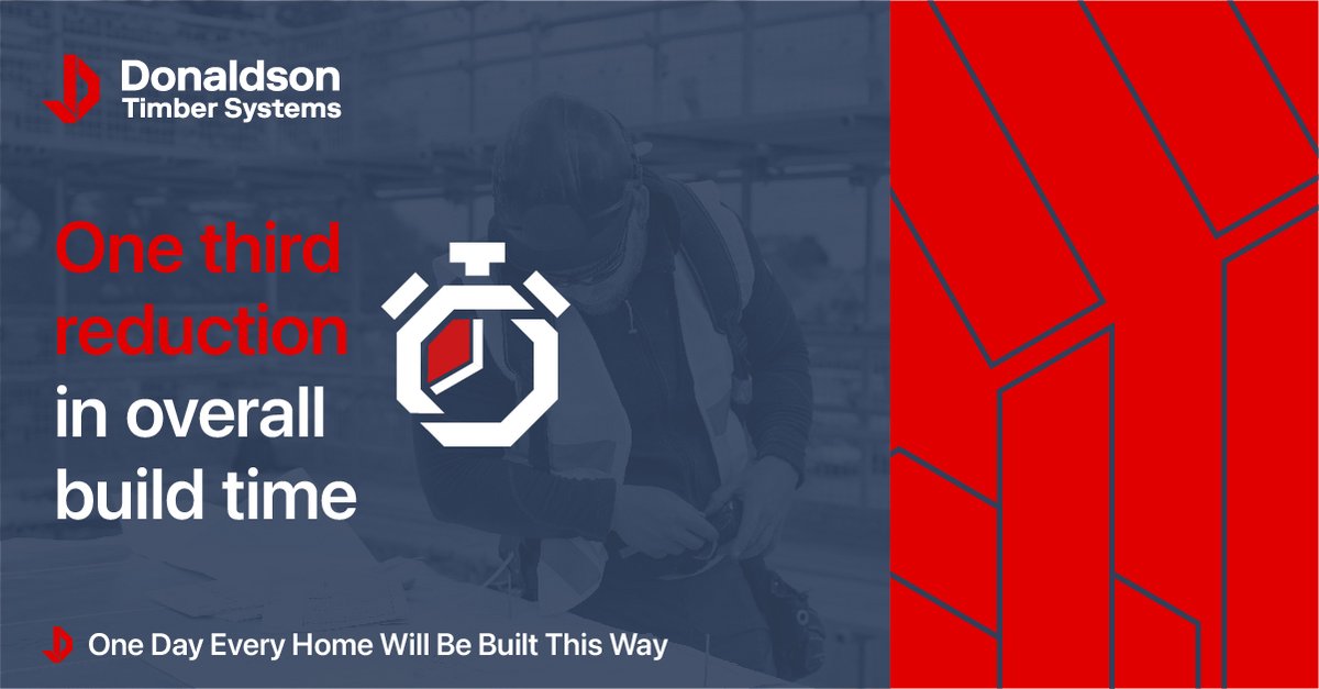 Timber frame is a cost-effective build solution which results in a 1/3 reduction in overall build time. Our systems are manufactured offsite, delivered ready to install on site, resulting in a quicker and more efficient completion of homes.

Find out more: donaldsontimbersystems.com/one-day-all-ho…