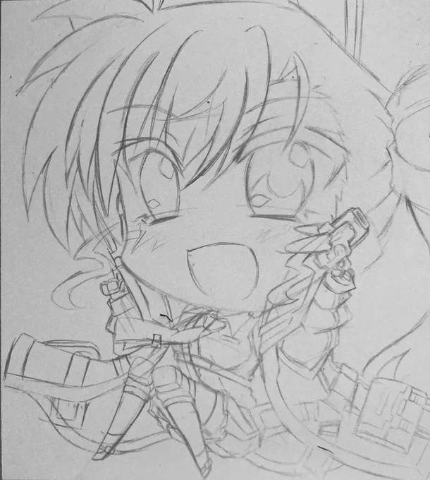 ヴィヴィオちゃん下書き完成‼️

1度目よりディテールも
よく描けた気がしてるので
このまま頑張ります(`・∀・') 