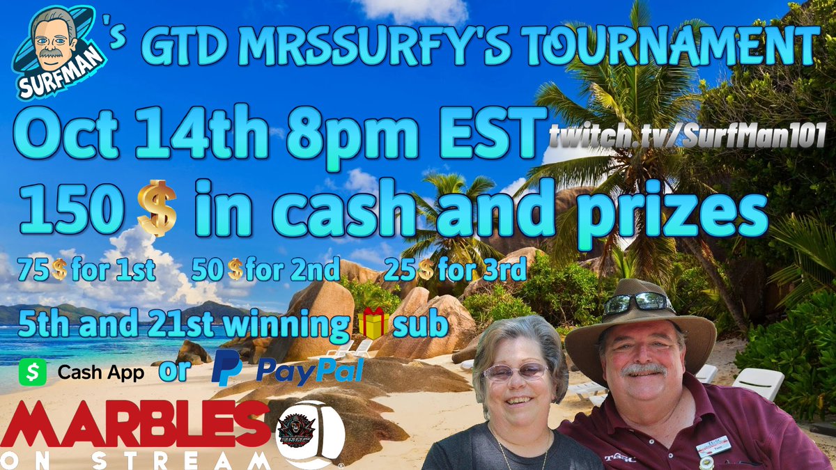 Remember this is tomorrow if you have time come show some support www.twitchtv/surfman101 <a href="/C_Rannells/">Chuck Rannells</a> <a href="/trekmasterX/">trekmasterX</a> <a href="/CasualGirlMTG/">CasualGirlMTG</a> @PriismX @ShensTV @