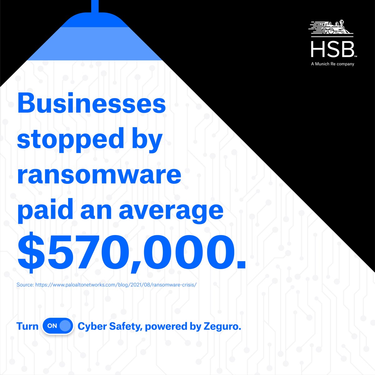 Cybercrime is everywhere, and it’s hitting small businesses hard. HSB provides helpful services and tools, like Cyber Safety powered by Zeguro, to help you dodge the cybercrime bullet. Stay protected this #CybersecurityAwarenessMonth and learn more here: munichre.com/hsb/en/product…
