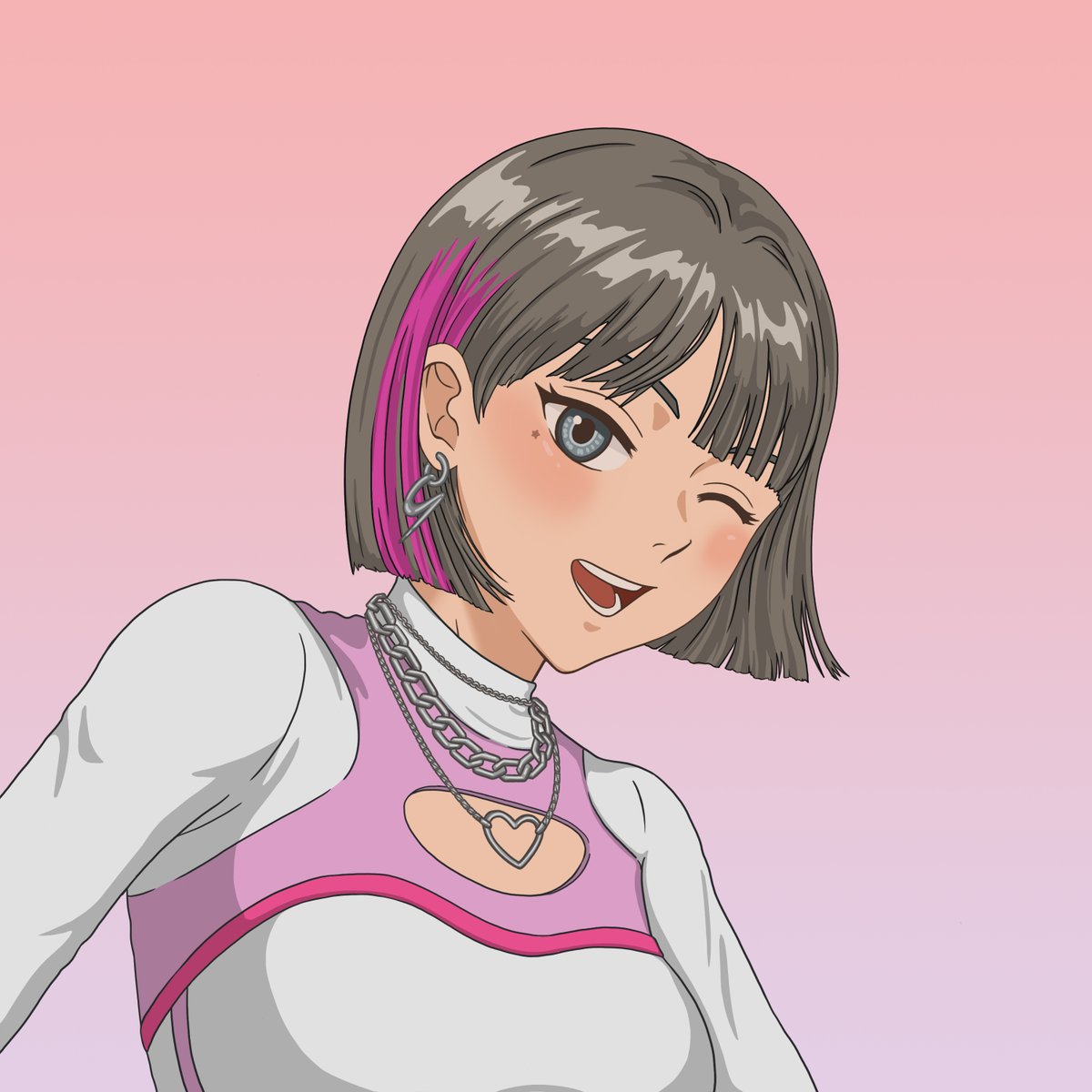 Sneak peek of a PFP inspired from Aespa's Winter!❄️ 
Did you know her favorite season is actually Autumn?  🤔

To join the wonders of Gimme:
premint.xyz/gimme-sneakpee…