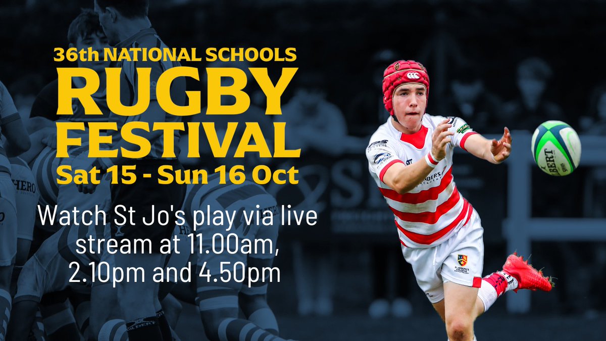 Watch St Jo's play via live stream at 11.00am, 2.10pm and 4.50pm festival.stjos.co.uk/pitch-1-live/ #teamstjos #sjcfestival