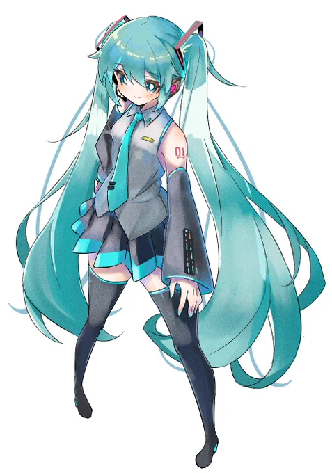 ミクさん!#初音ミクイラスト 