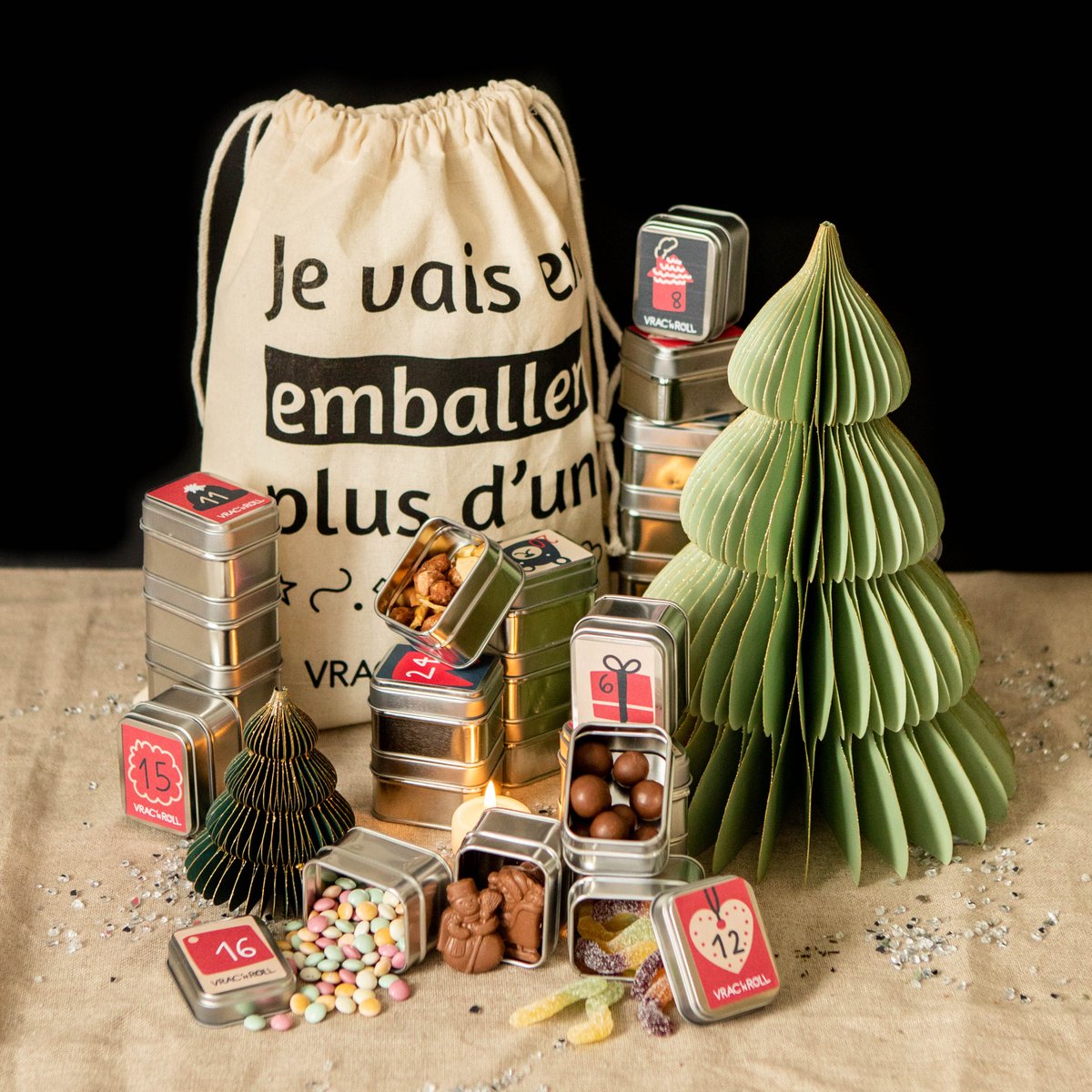 Nos Calendriers de l'Avent Zéro Déchet sont de retour sur <a href="/Vracnroll/">Vrac'n Roll</a>  ! 🙌

Cette année, 5 versions avec calendrier réutilisable inclus ou en version consignée pour remplir le vôtre : 
vracnroll.com/boutique/categ…

#avent #calendrieravent #zerodechet #consigné #thé #gourmand #bonbons