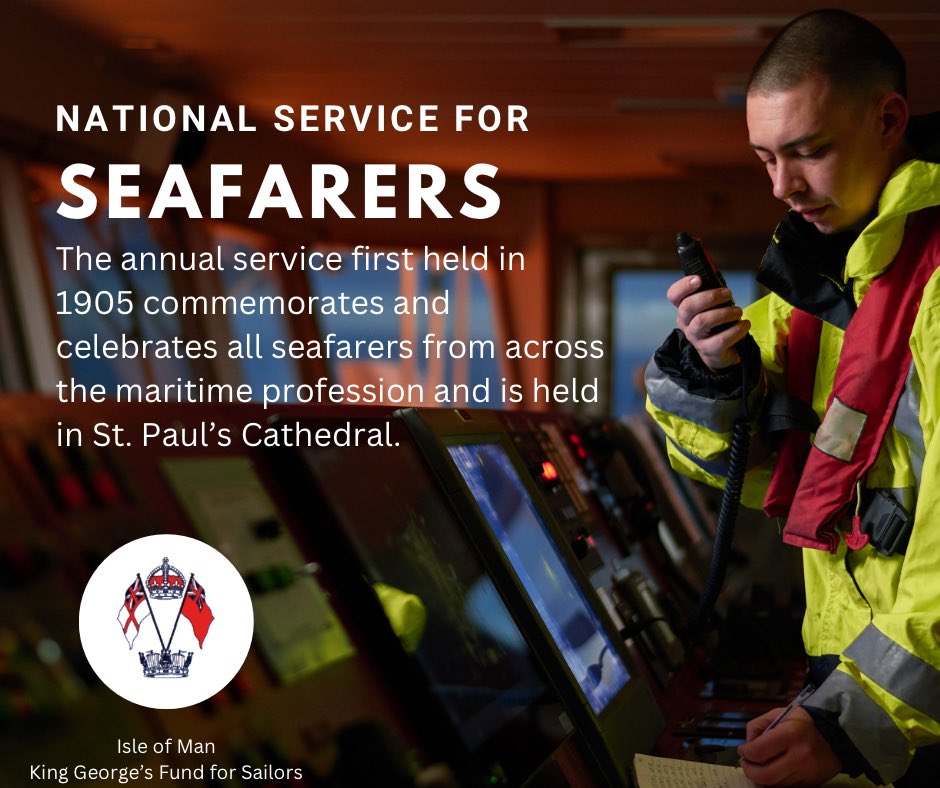 IoMKGFS's tweet photo. Our secretary Lee Vorster is on his way to London today to attend the annual National Service for Seafarers held at St. Paul’s Cathedral.  #seafarers #maritime https://t.co/iY4Mb0oY38