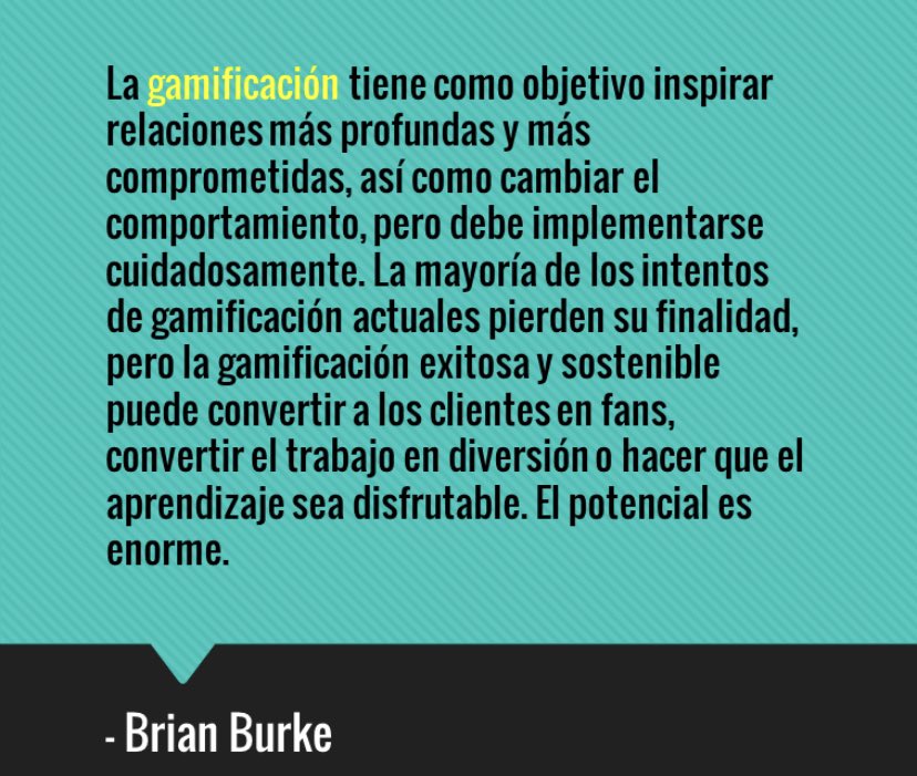 uoc_Noelia's tweet photo. Definición de gamificación según Brian Burke #disuocdebat https://t.co/cYG4pKe4rV
