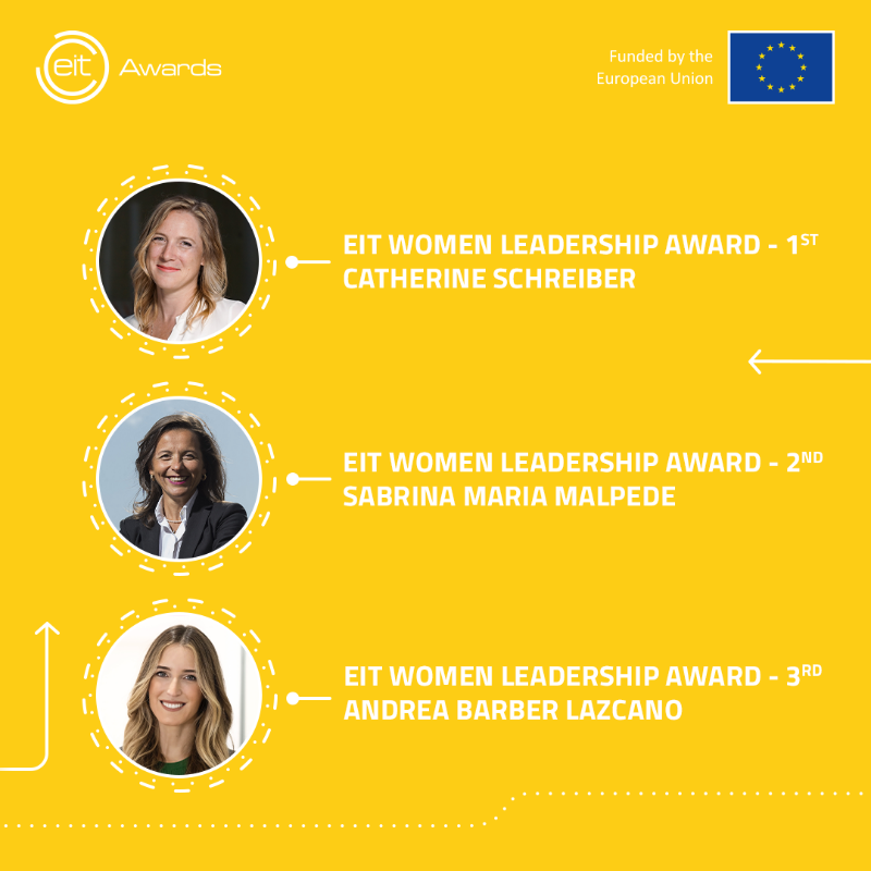 EITeu's tweet photo. Hats off to the talented Catherine Schreiber, CEO and co-founder of @AdvitosGmbh and winner of the Women Leadership Award, for her exceptional achievements and her impactful innovation that saves patients' lives in ICUs! 🥇
