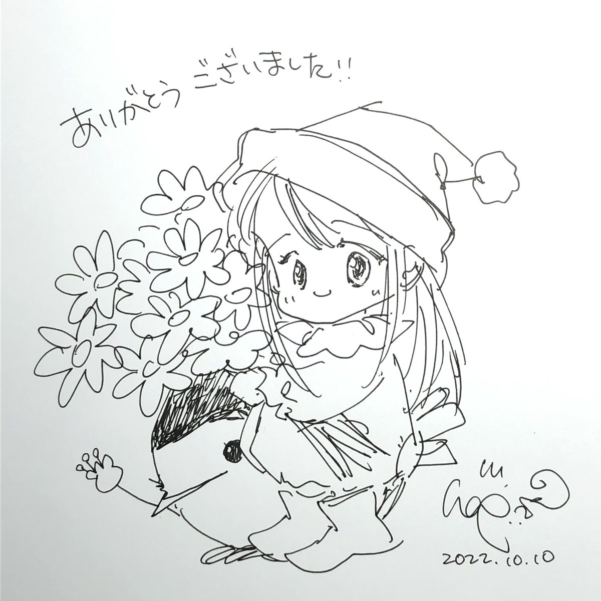 落書きプレゼント三名様に🎁 