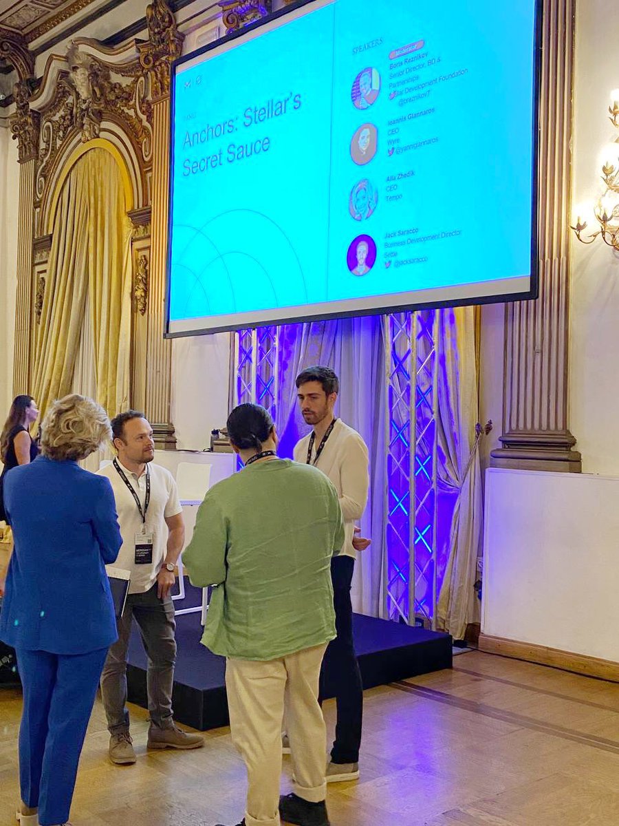 If you are at #Meridian2022 come to the Partner Stage and find out why Anchors like <a href="/Latamex_ok/">Latamex</a> are <a href="/StellarOrg/">Stellar</a> ‘s secret sauce 🥫<a href="/jacksaracco/">Jack</a>