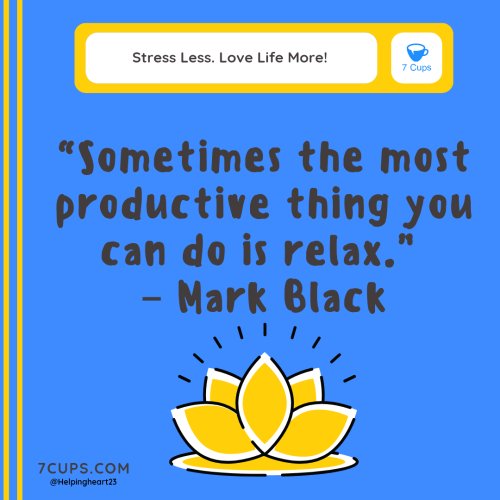 Sun7Cups's tweet photo. Life sure is stressful at times, but we deserve all the rest we can get, and it is definitely not selfish to self-care. ❤
What's something you like to do to catch a break? 
Anyone else on #TeamNaps? 😴 https://t.co/MBUVs4yRRW