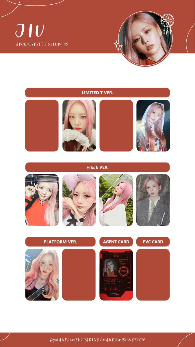 makeawishnctzen's tweet photo. dreamcatcher 드림캐쳐 album photocards: 
ot7 member templates "apocalypse:follow us" pc's

 JiU SuA Siyeon Handong Yoohyeon Dami Gahyeon
지유수아시연한동유현다미가현

- don't crop out the @! thank you :) 
- will be updated!

HQ: https://t.co/TcvD82VRX7

#Dreamcatcher  #KPOP https://t.co/8Yr8UhaCYr