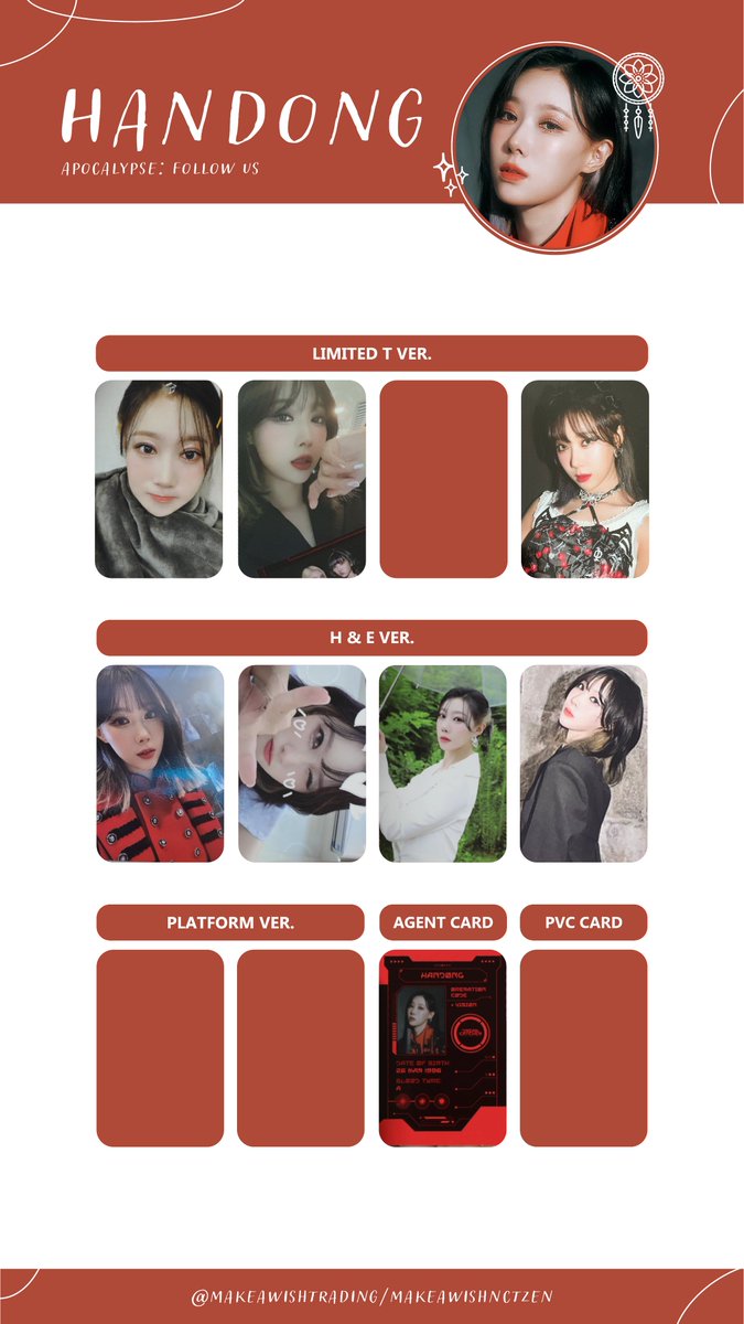 makeawishnctzen's tweet photo. dreamcatcher 드림캐쳐 album photocards: 
ot7 member templates "apocalypse:follow us" pc's

 JiU SuA Siyeon Handong Yoohyeon Dami Gahyeon
지유수아시연한동유현다미가현

- don't crop out the @! thank you :) 
- will be updated!

HQ: https://t.co/TcvD82VRX7

#Dreamcatcher  #KPOP https://t.co/8Yr8UhaCYr