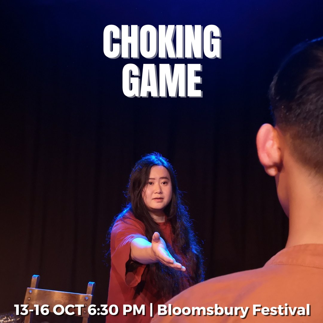 vibrantprods's tweet photo. Only one day left until #chokinggame opens @bloomsburyfest! 
The new East-Asian play about Environmentalism and the effects of Climate Change will be performed 13-16 OCT, 18:30 and online via Stream!

Get your 🎟️ at https://t.co/wFySA2GaiG

#theatre #london #bloomsburyfestival22 https://t.co/eah2lUrVAX