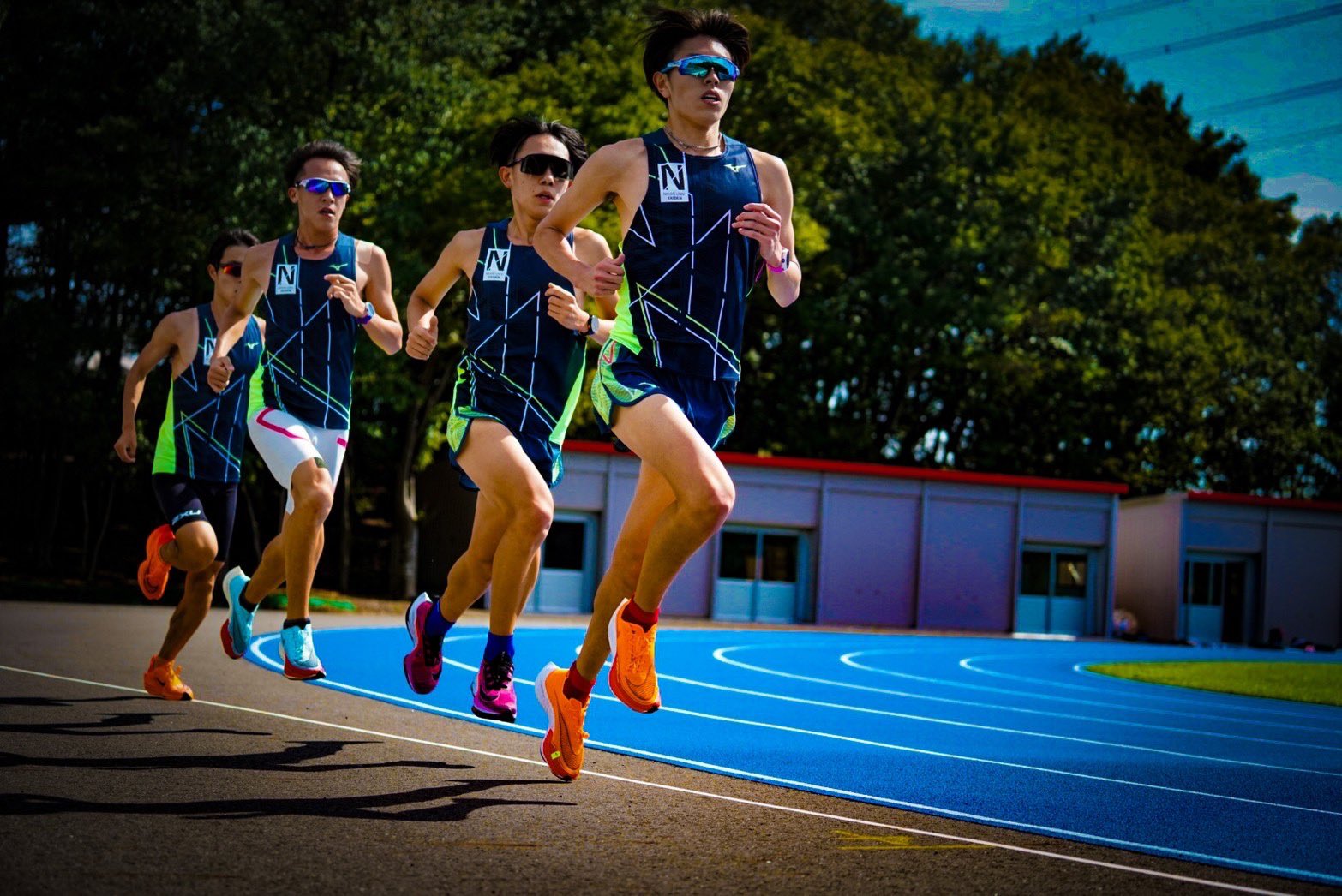日本大学陸上部特別長距離部門公式ユニフォーム ランニング