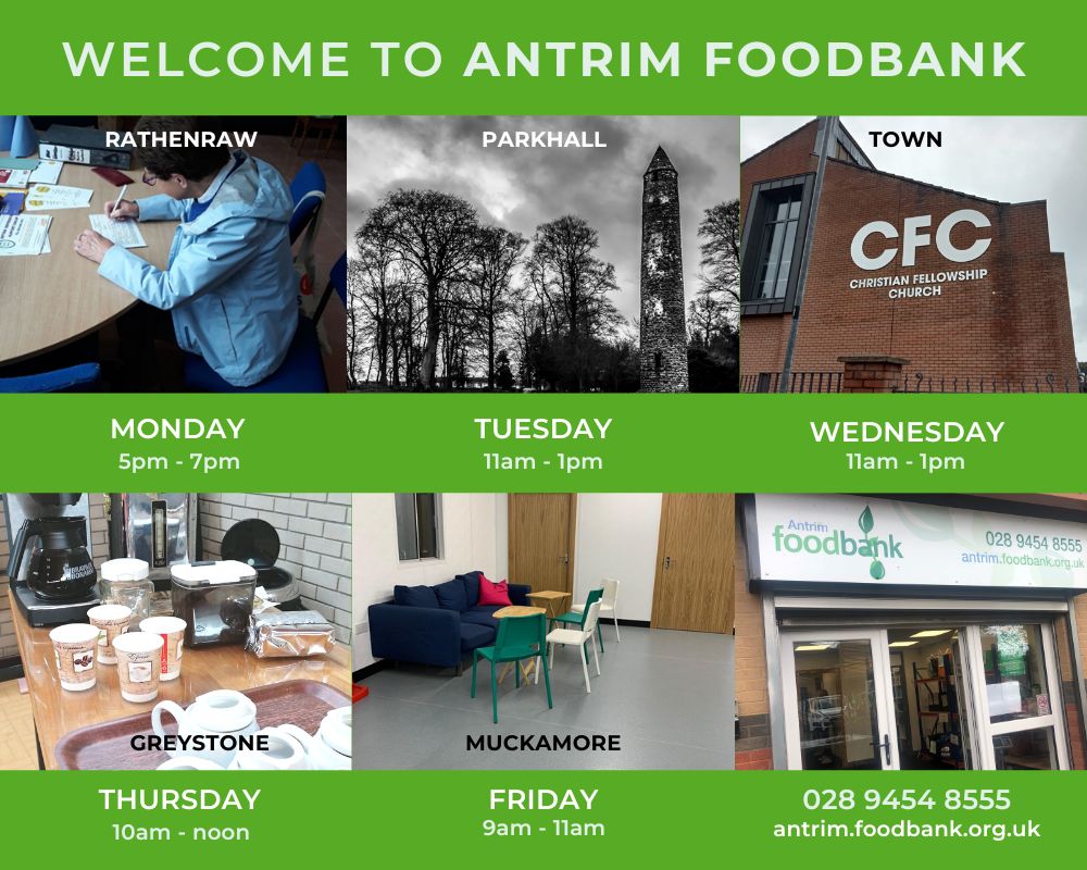 Visiting a #foodbank for the first time can be a daunting experience.  It needn’t be.  This is what happens when you visit <a href="/AntrimFoodbank/">Antrim Foodbank</a>... 

▶️ antrim.foodbank.org.uk/2022/10/10/wel… #HungerFreeFuture