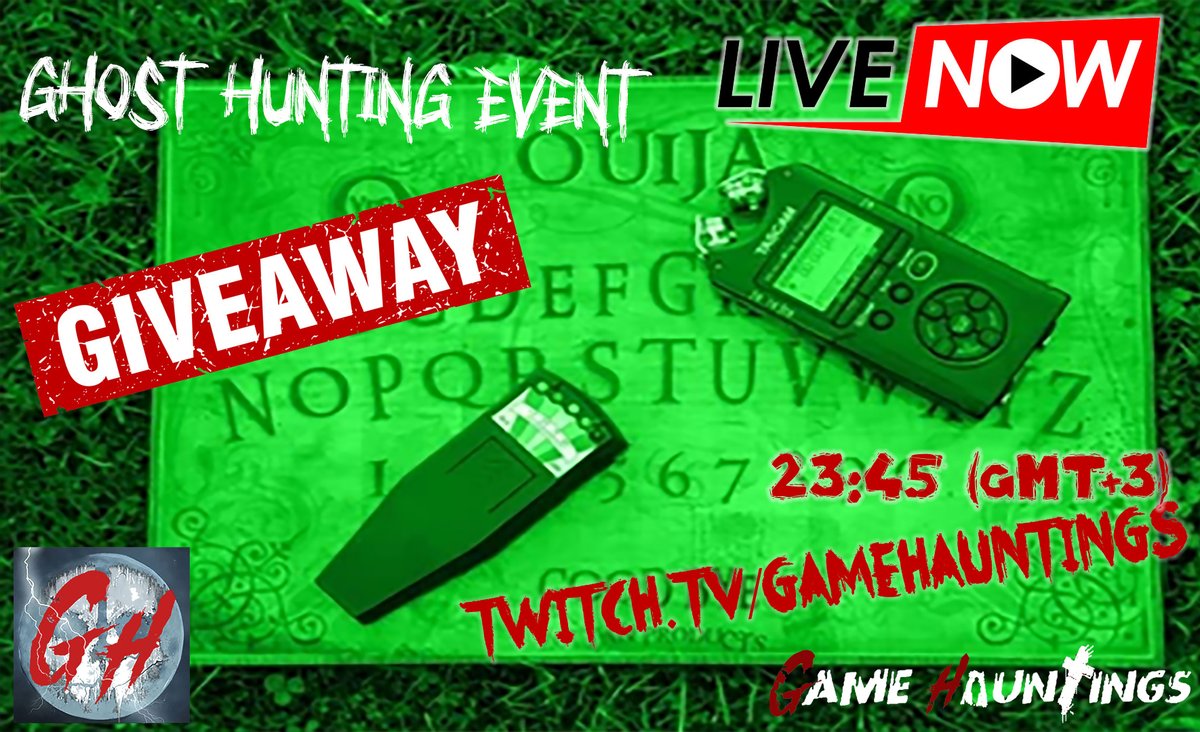 GameHauntings's tweet photo. Haunted season is open. #ghosthunting #giveaway WE ARE LIVE NOW on #twitch :https://t.co/Ha3OfgjQhL
#twitchaffiliate #twitch #twitchstreamer #twitchtv #youtuberpartners #youtubechannel #hauntedstudio #hauntedchannel #ghosthunting #paranormalinvestigation #gamehauntings https://t.co/G73zKikHj0
