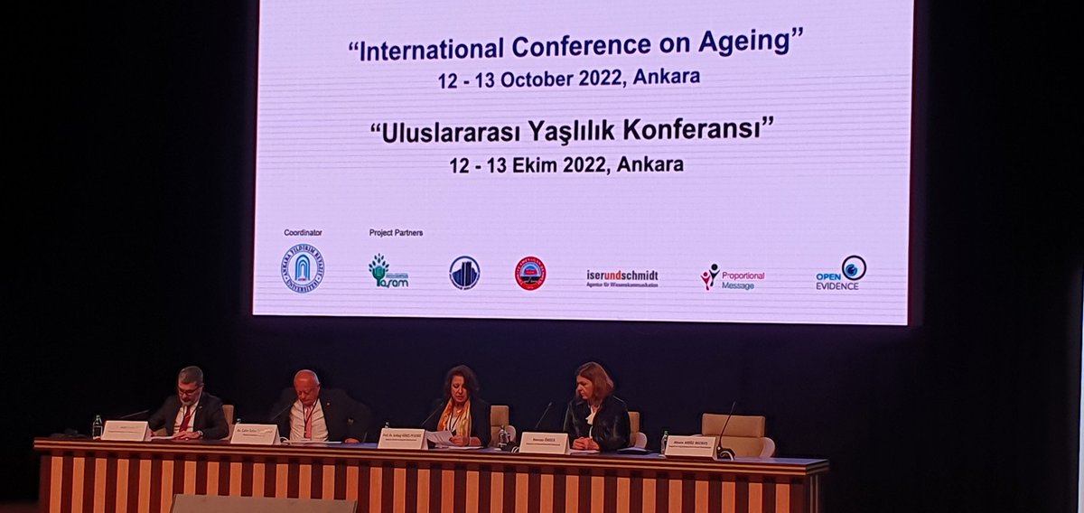 The final conference for #gapios started today with a distinguished audience at the national library in #Ankara. Results of the project are now being discussed in various panels.