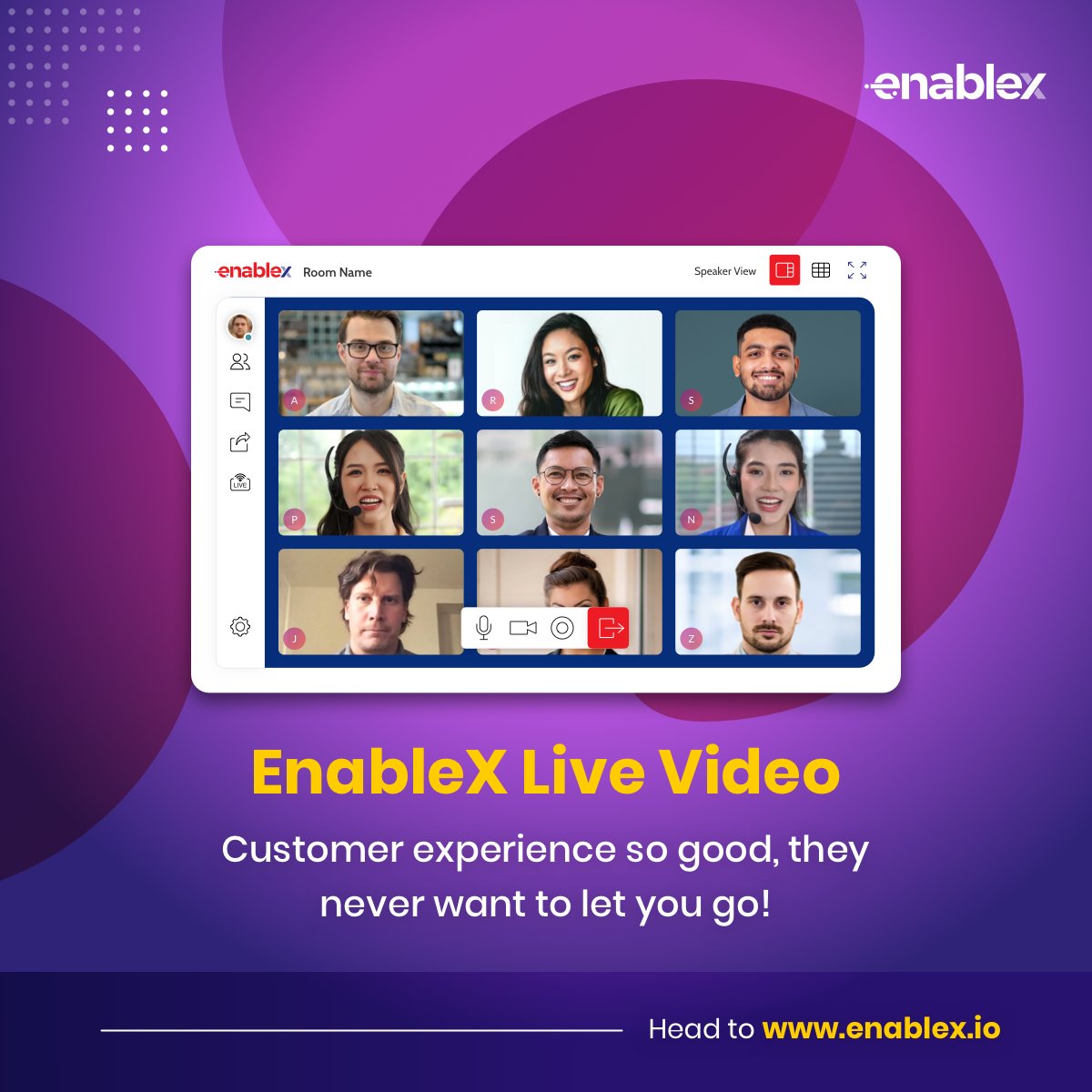 EnablexIo's tweet photo. Using EnableX Live Video, you don't just stop at offering exemplary customer experiences. In fact, with your enhanced solution, you set trends that the rest follow.
Get started now. Click on the link mentioned in the comment section! #LiveVideo #EnableX #BuildSomethingExciting https://t.co/ZSNGSWYAyh