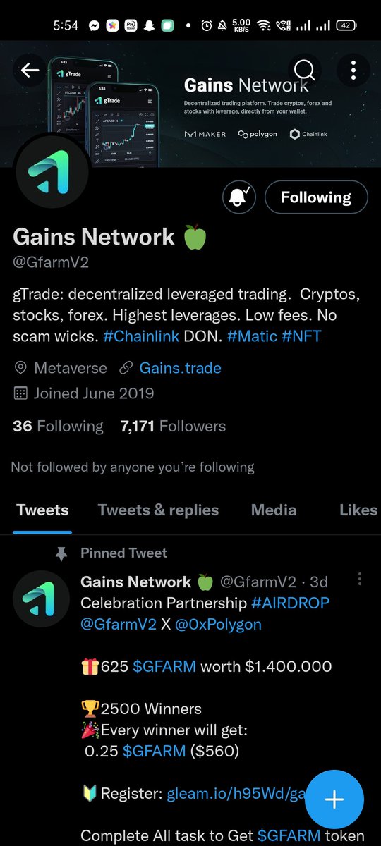 cesscrypto21's tweet photo. @GfarmV2 0x0a1fEE6311B47d5F547ce07169E1fC43eff3DC51 https://t.co/hXeJrgYSZb
