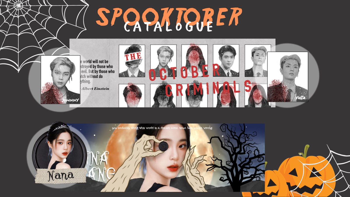 a retweet will be appreciated!! ༼ つ ╹ ╹ ༽つ

Haiiii Lily bawain katalog baru edisi HALLOWEEN 👻🎃 buat single, couple, sampe squad ada! katalog ini bisa kalian order BESOK, 13/10 jam 9.00 by DM. no max order ya! HAPPY JAJANG❤️❤️

#zonauang #zonaba