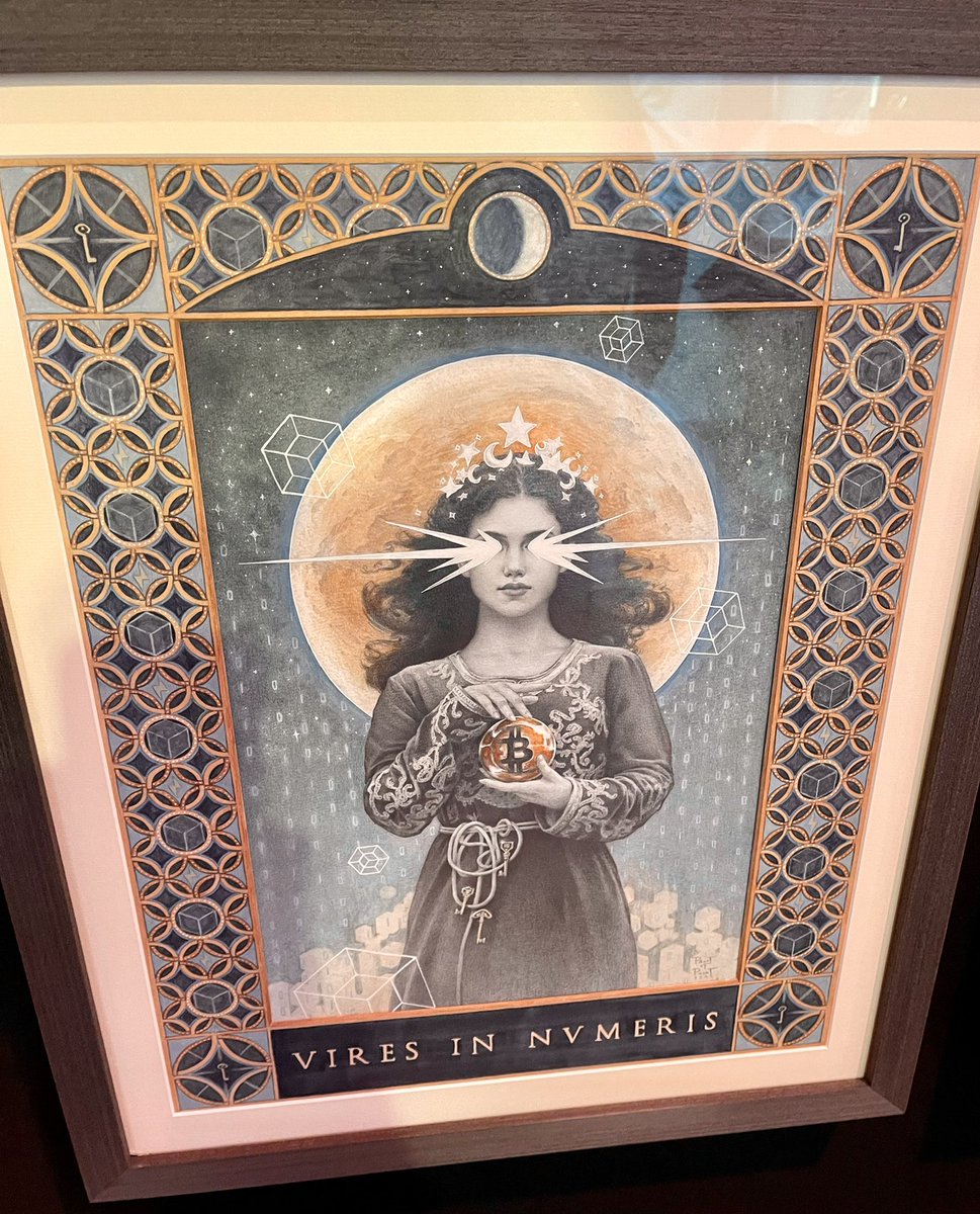 dvd_ba's tweet photo. Bitcoin art #BitcoinAmsterdam #btc #strenghInNumbers https://t.co/cyu45WaabE