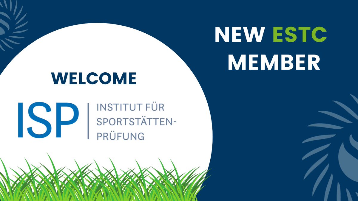 <a href="/EMEA_STC/">ESTC</a> welcomes ISP (Institut für Sportstättenprüfung) from Germany 🇩🇪 as its latest member!

👉Read more: ow.ly/qq2j50L7Opq

#syntheticturfunited